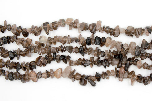 Smoky Quartz Gemstone Beads, 5x8mm, Chip Beads